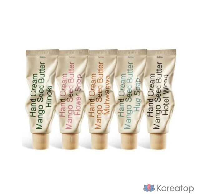 Hetras Mango Seed Butter Perfume Hand Cream Flower Park, 1 шт., 50 мл