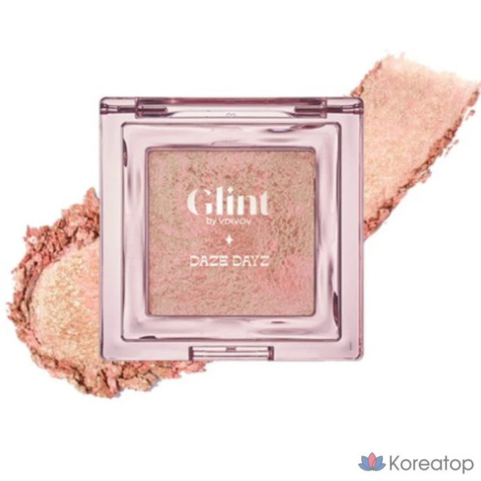 Хайлайтер Glint by VDIVOV, 3,8 г, оттенок Soleil Moon (нейтральный тон), 1 шт.