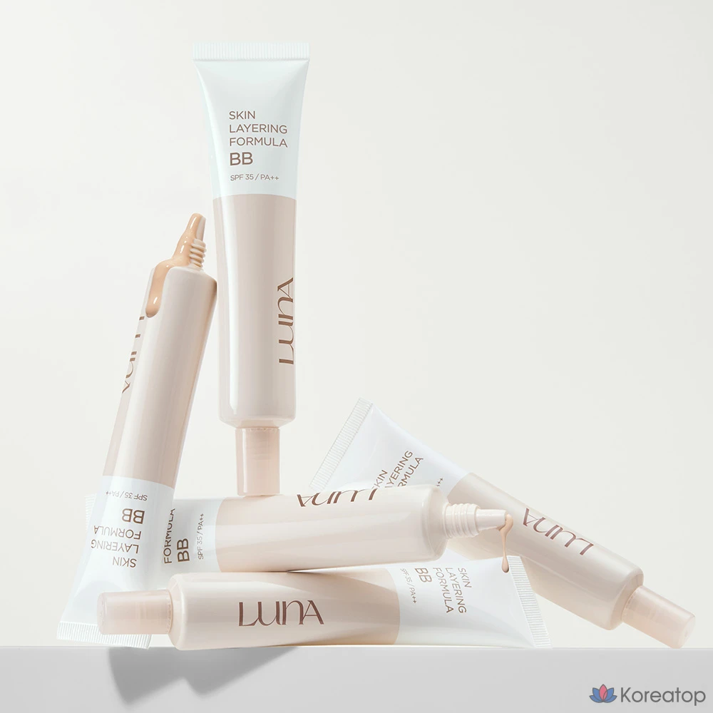 BB-крем Luna Skin Layering Formula SPF35 PA++, 50 г, 1 шт., фото 5