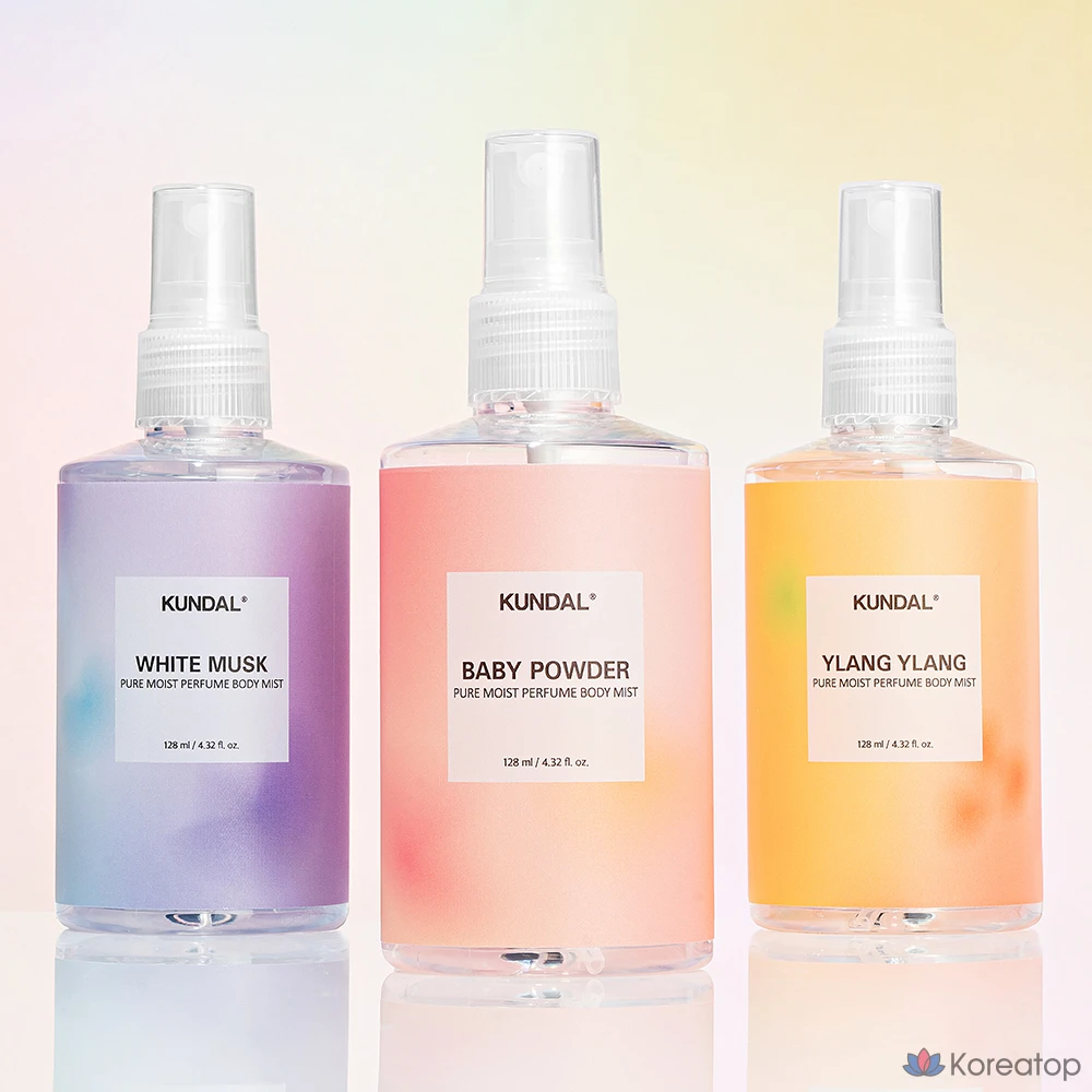 Спрей для тела Kundal Pure с ароматом детской присыпки, 128 мл, 1 шт.