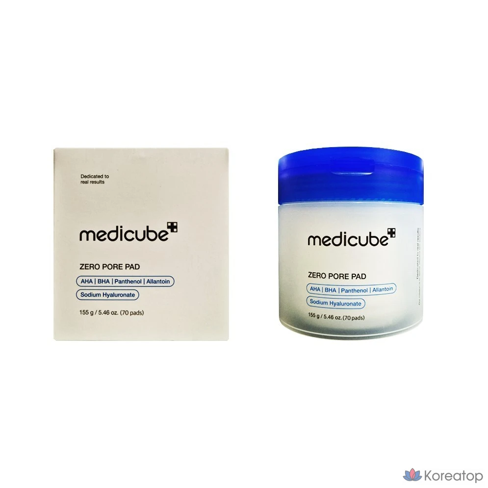 Подушечки для очищения пор Medicube Zero Pore Pad 2.0, 70 листов, 1 упаковка.