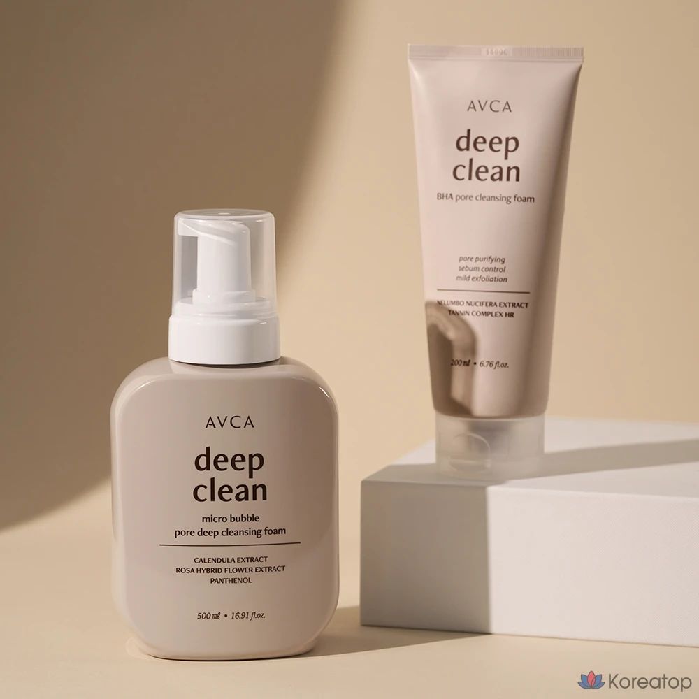 Пенка для глубокого очищения пор AVCA, 500 мл, 1 шт.