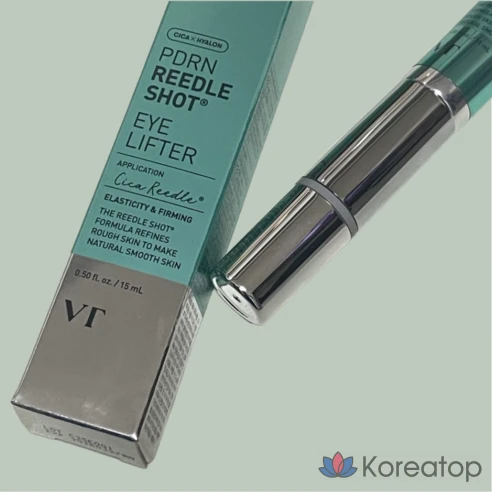 VT PDRN Riddle Shot Vibration Eye Lifter, основной продукт + набор из 2 сменных насадок