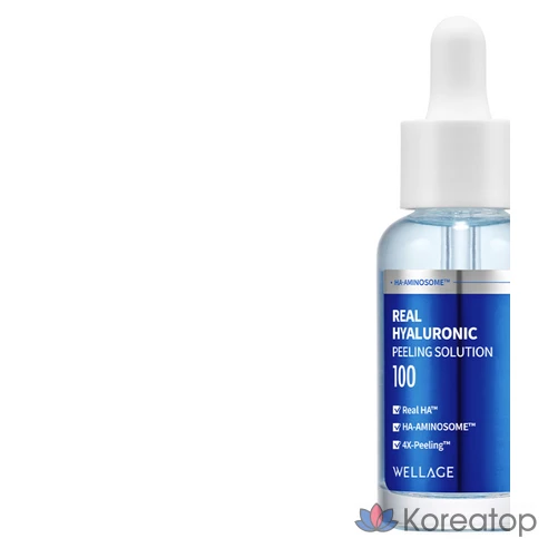 Пилинг-раствор с гиалуроновой кислотой Wellage Real Hyaluronic