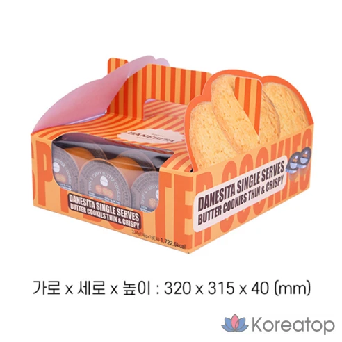Тонкое и хрустящее печенье Daneshita Dancake, 324 г
