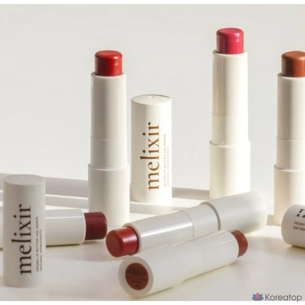 Бальзам для губ Melixir Lip Butter, оттенок Vintage Red, 3.9 г, 1 шт.