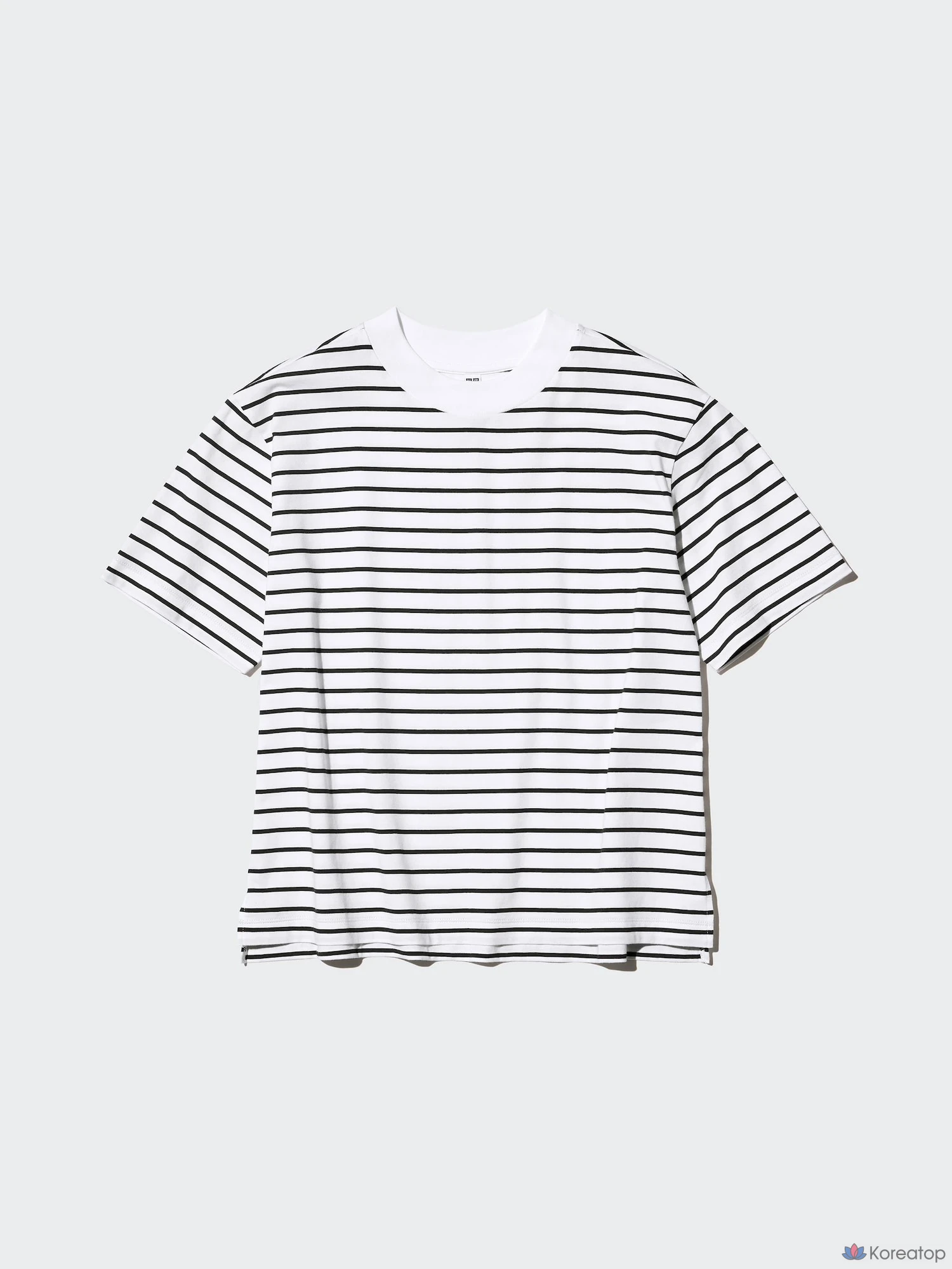 Футболка Uniqlo AIRism Cotton T (в полоску)