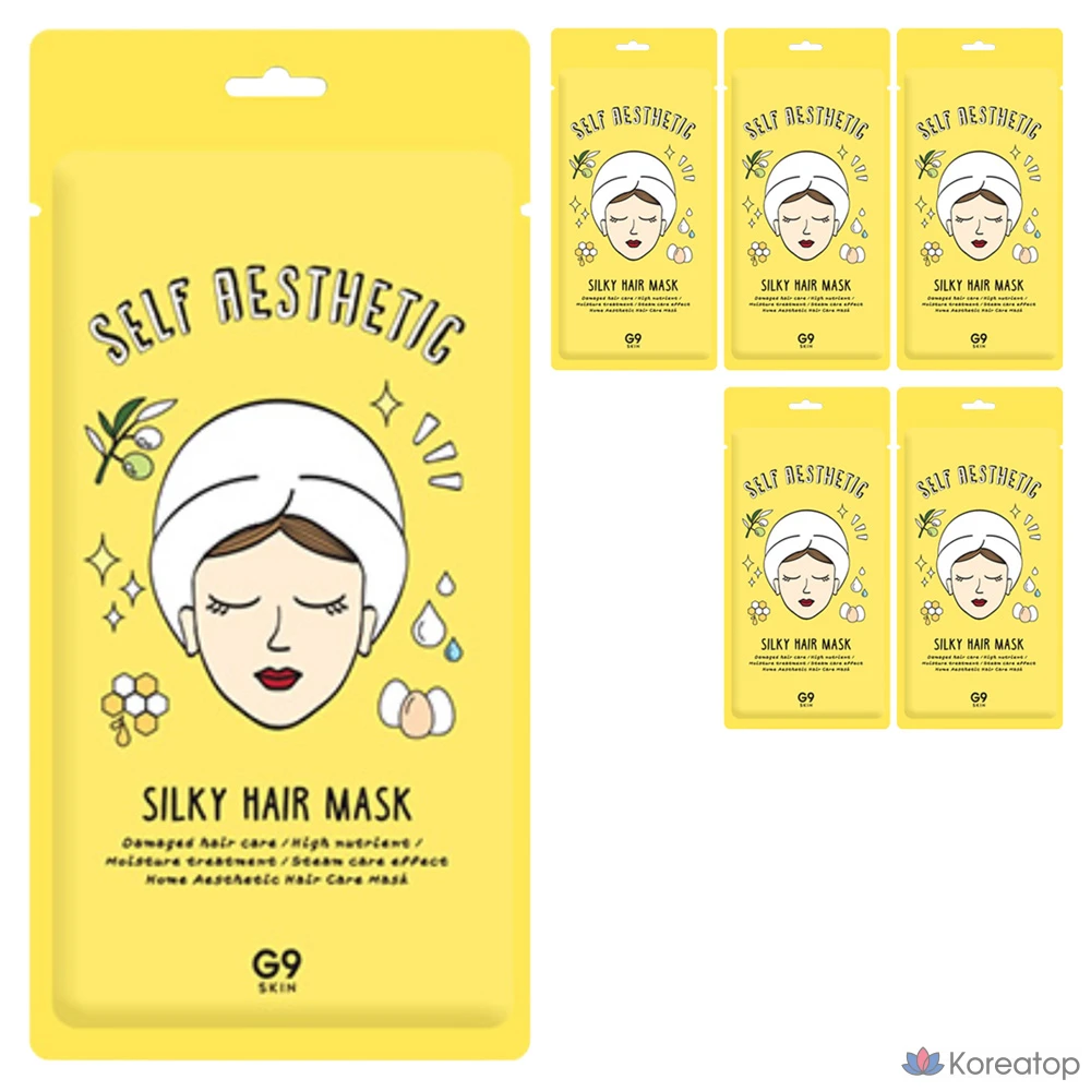 Маска для волос Gina Skin Self-Aesthetic Silky Hair Mask, 30 г, 6 шт.