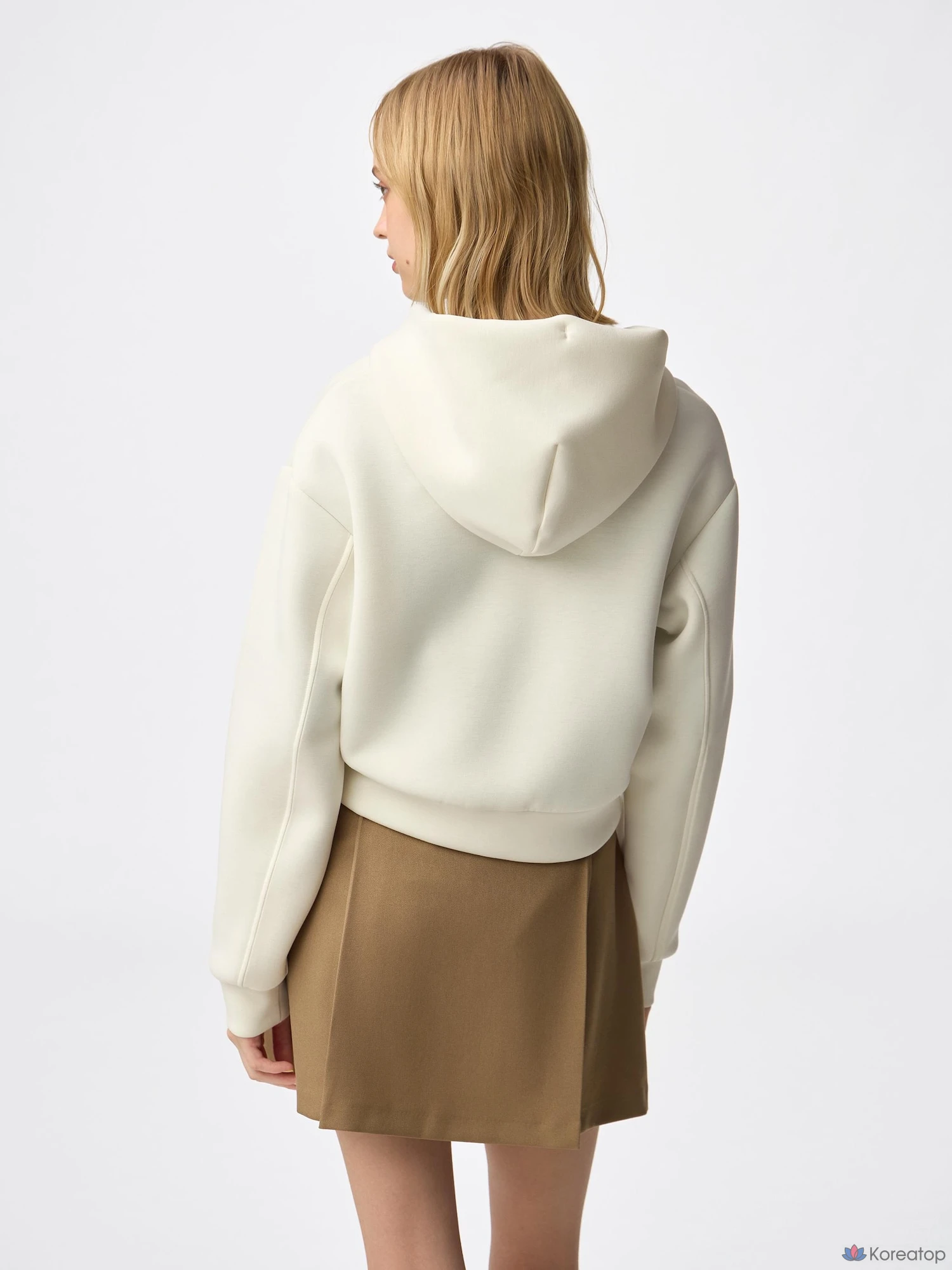 Худи на молнии Uniqlo Puff Sweat Full-Zip Hoodie