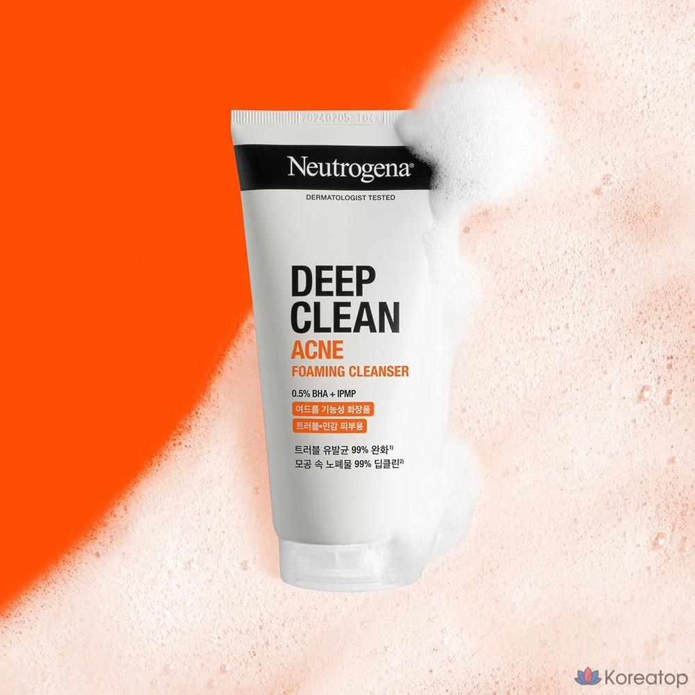 Пенка для умывания Neutrogena с мягкой кислотностью для кожи, склонной к акне, 150 г, 1 шт., фото 6