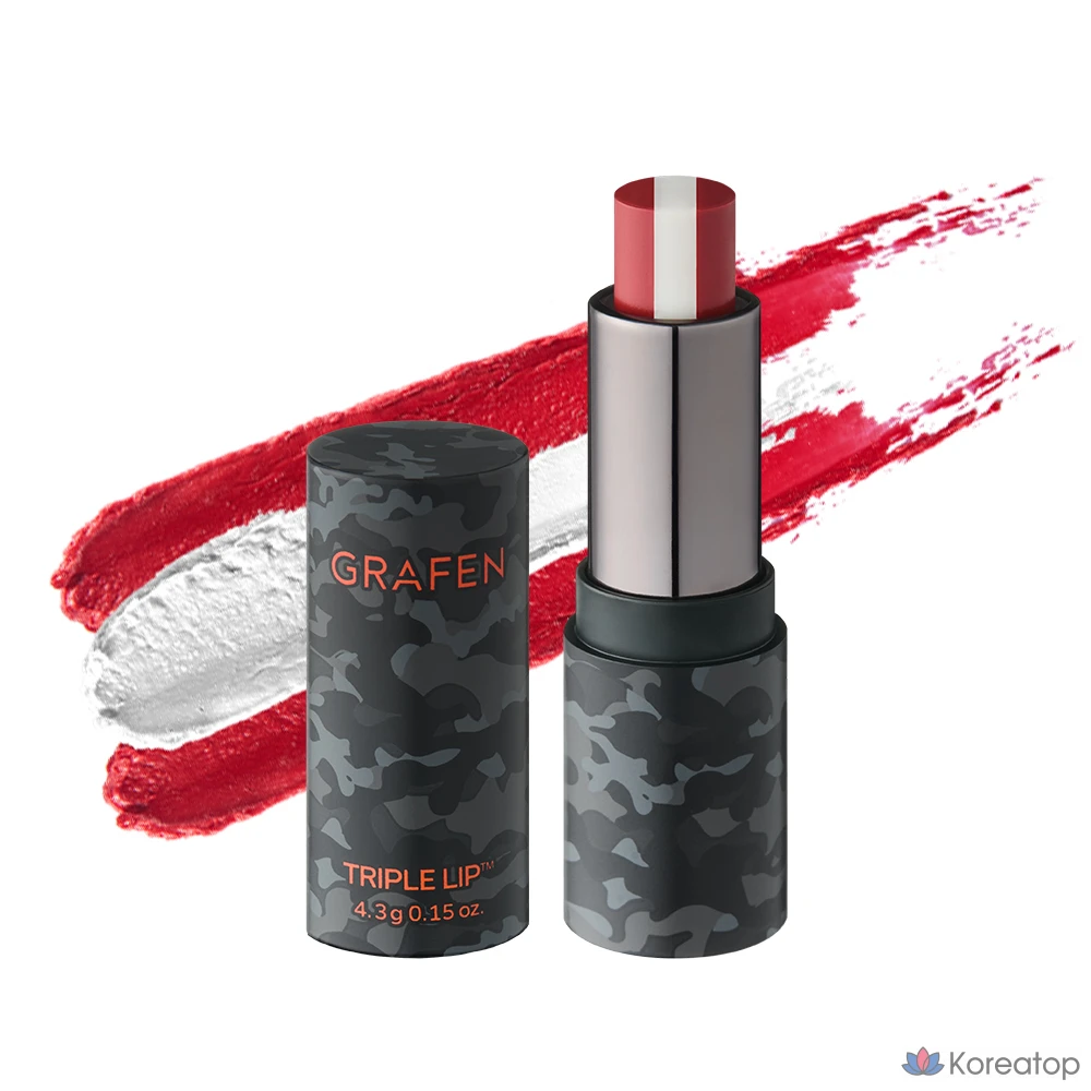 Мужской бальзам для губ GRAFEN Triple Lip, цветной, 1 шт.