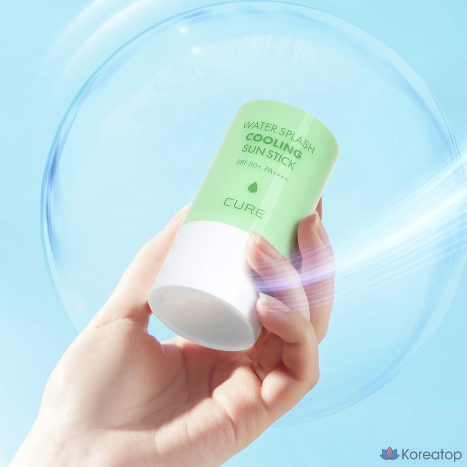 Солнцезащитный стик KIM JEONG MOON Aloe Cure Water Splash Cooling Sun Stick SPF50+ PA++++, 100 мл, 23 г, 1 шт.