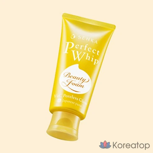 Очищающая пенка Senka NEW Perfect Whip Vitamin C Pore Glow, 100 г, 2 шт., фото 6