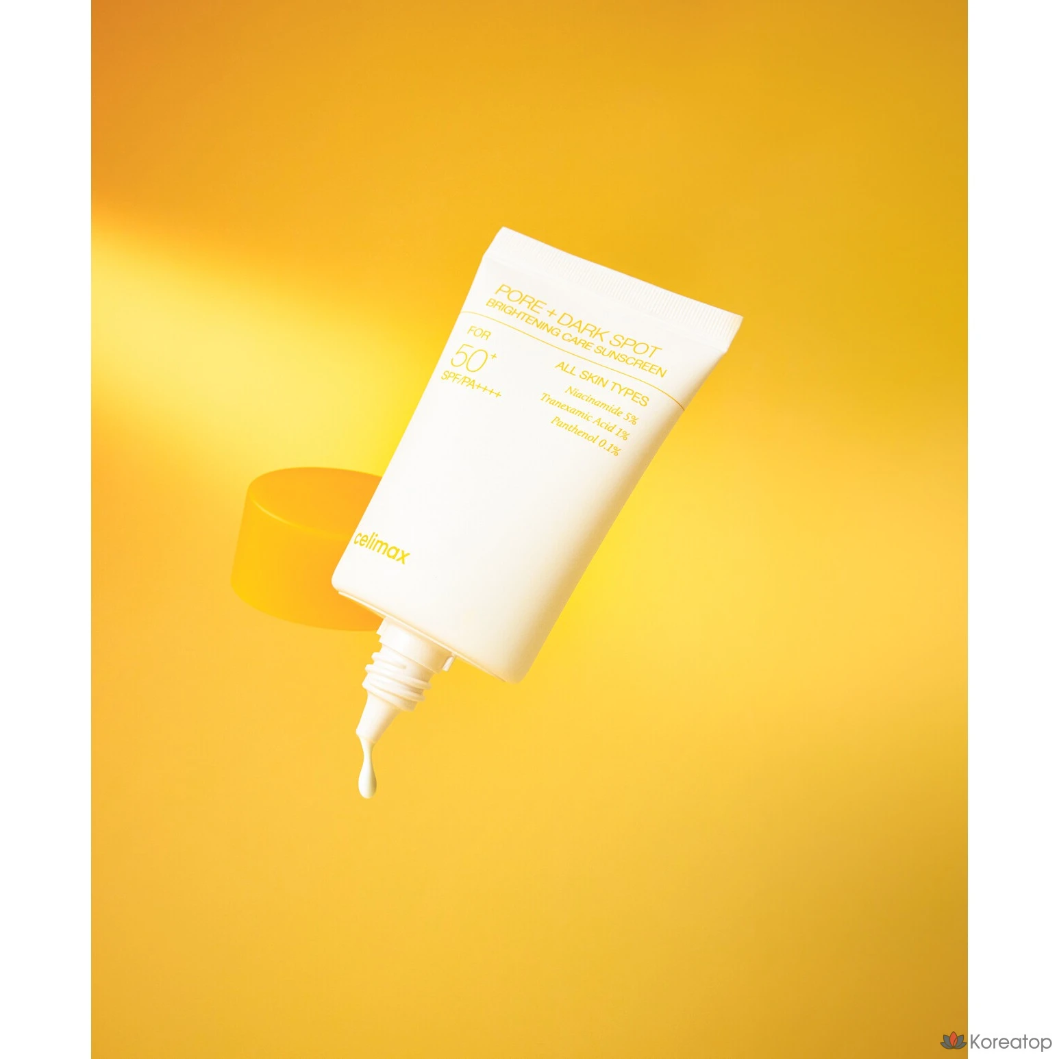 Солнцезащитный крем Celimax Brightening Pore Spot Sun Cream SPF50+ PA++++, 50 мл, 1 шт.