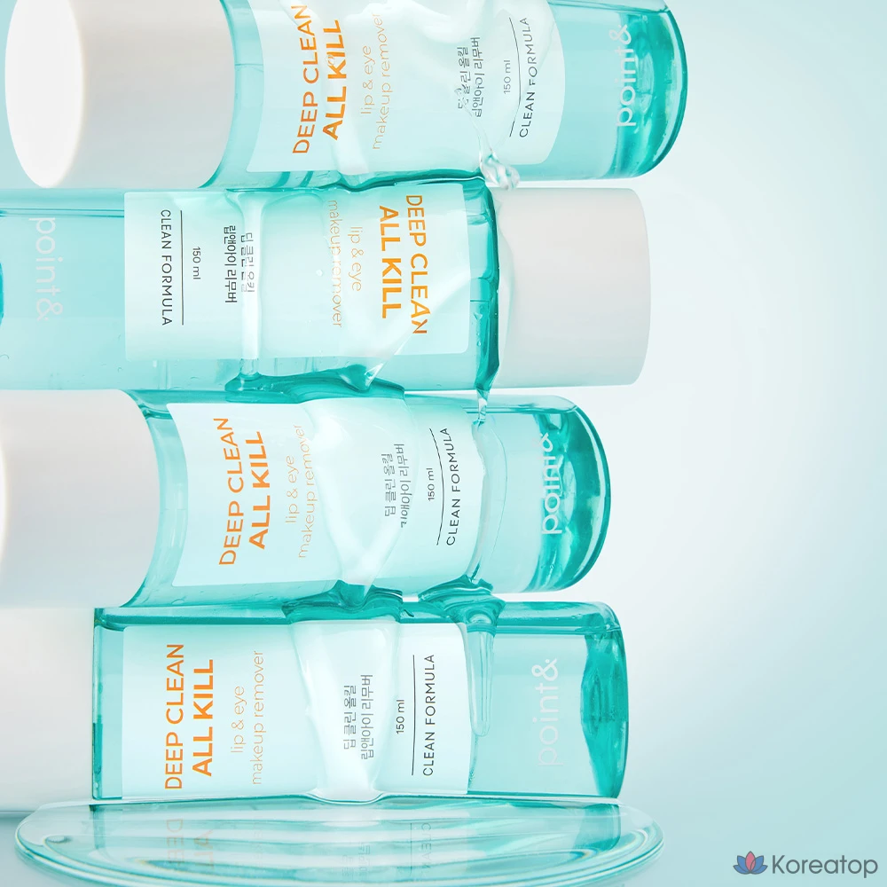 Средство для снятия макияжа с губ и глаз Point&amp; Deep Clean All-Kill, 150 мл, 1 шт.