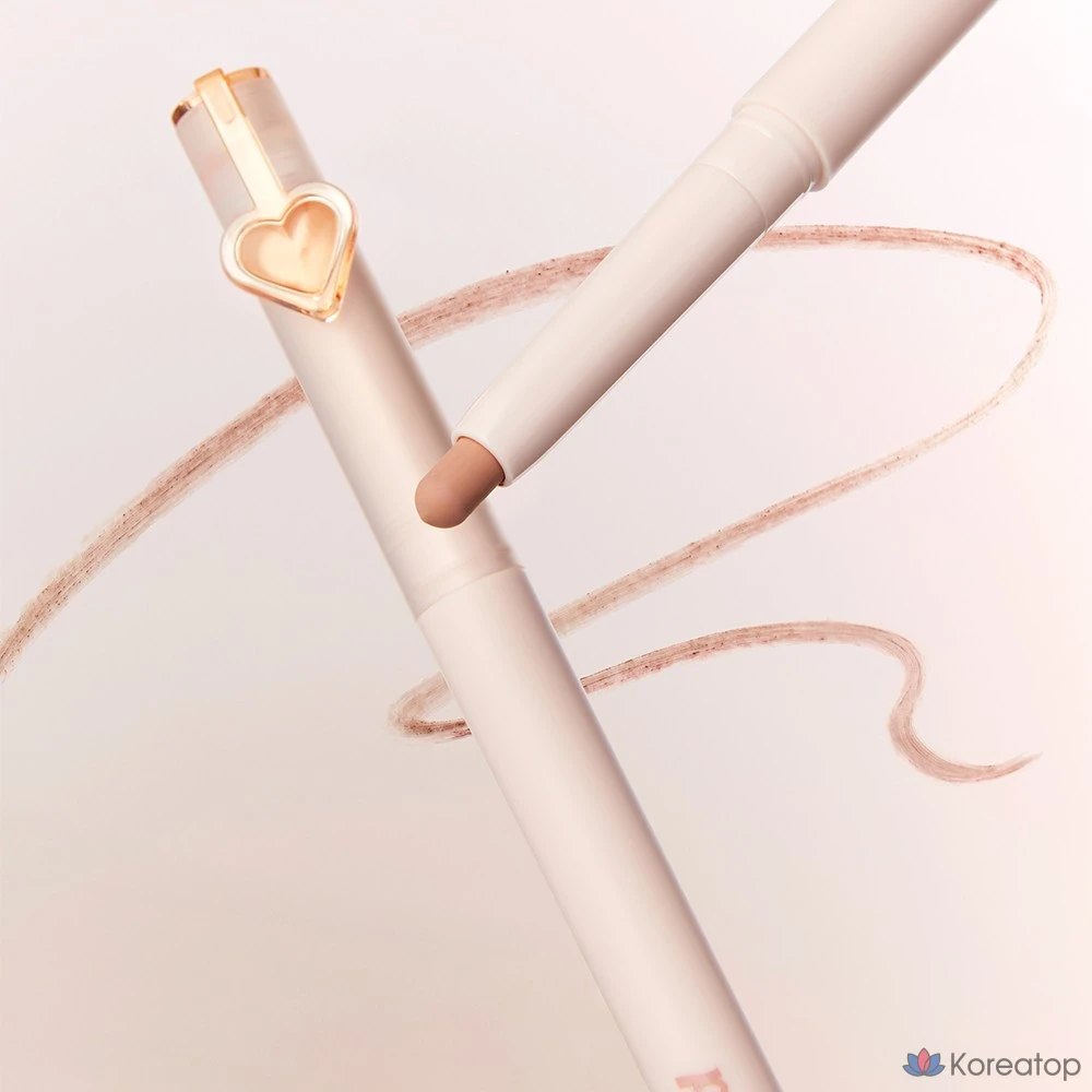 Карандаш для губ Heart percent Puppy Line Cover Lip Pencil, оттенок 02 Creamy Peach, 1 шт., фото 3