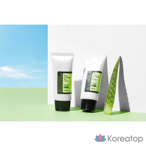 Успокаивающий солнцезащитный крем с алоэ SPF50+ PA+++ COSRX