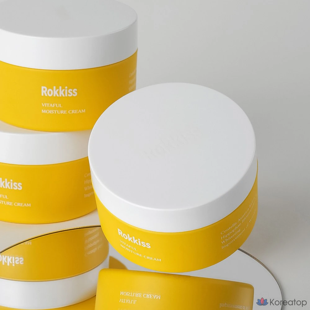 Увлажняющий крем Rokkiss Vitaful с мягкой кислотностью для отбеливания кожи, 120 г, 1 шт.