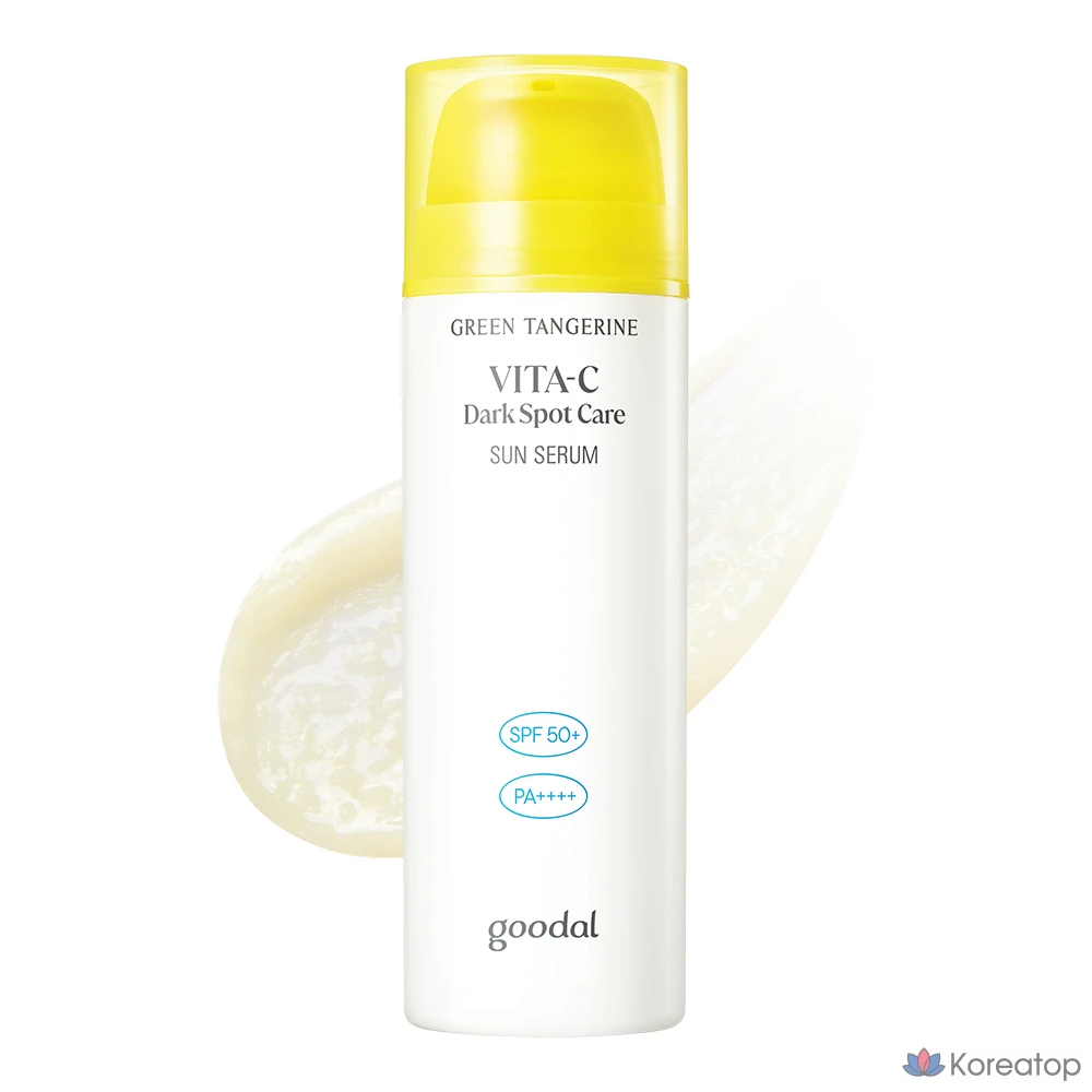 Goodal Green Tangerine Vita C Солнцезащитная сыворотка Spot Care SPF50+ PA++++, 50 мл, 1 шт.