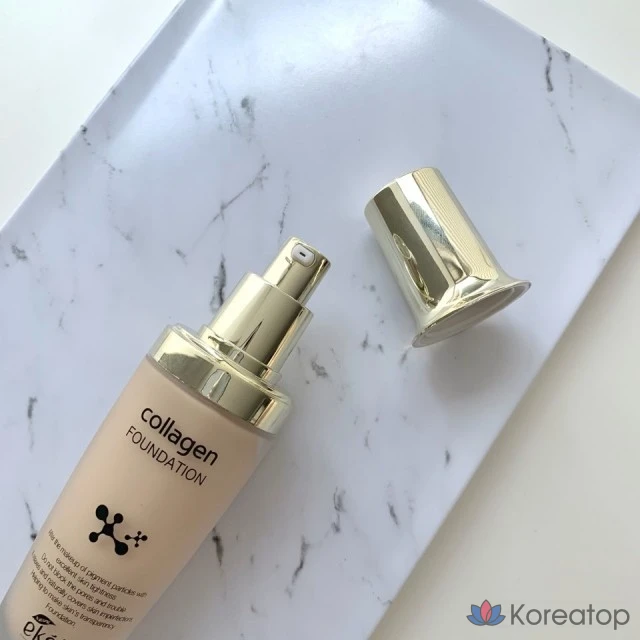 Тональный крем Ekel Collagen Foundation, 50 мл, светло-бежевый, № 21, 1 шт., фото 3