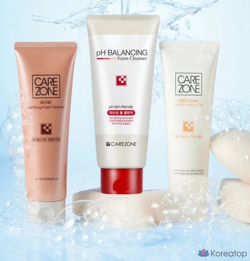 Очищающая пенка Carezone с мягкой кислотой, 330 мл, 1 шт., фото 6