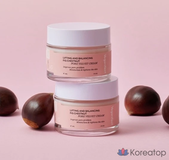 Увлажняющий крем для сужения пор Veganifect Lifting & Balancing Moisturizing Pore Velvet Cream, 50 г, 1 шт.