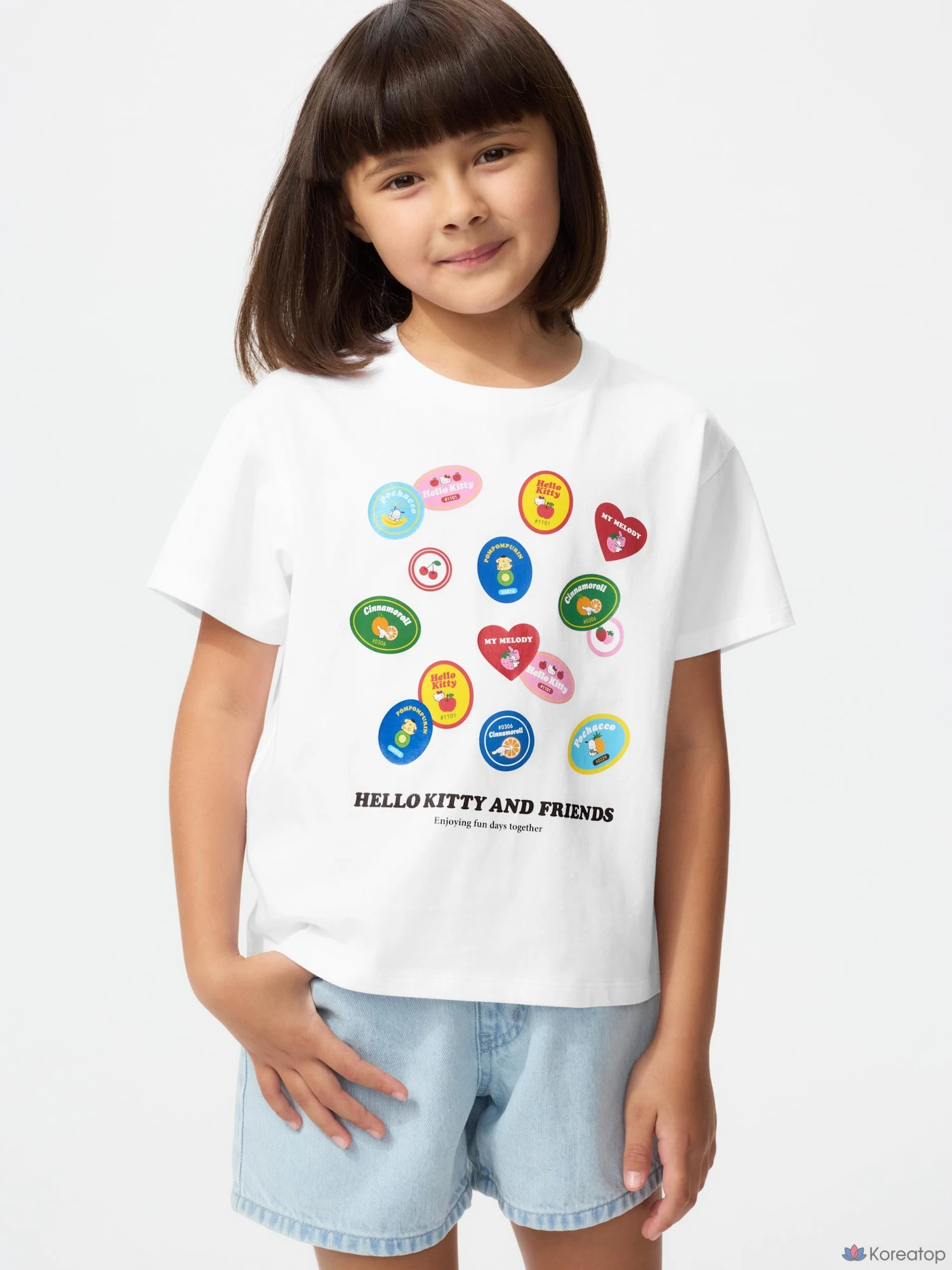 Футболка для девочек Uniqlo Sanrio Characters UT Graphic T-Shirt