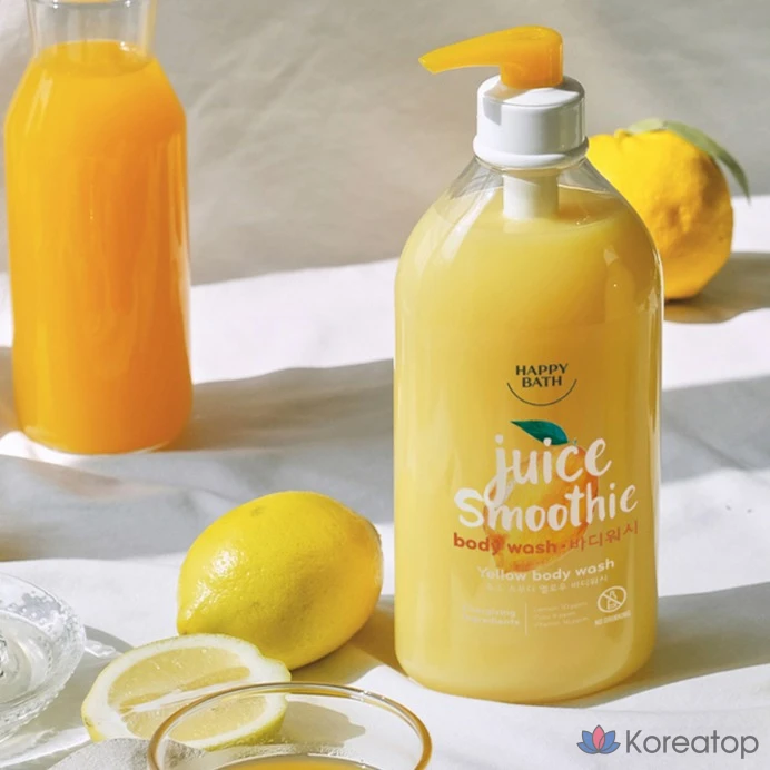 Гель для душа Happy Bath Juice Smoothie с ароматом юдзу, 820 г, 1 шт.