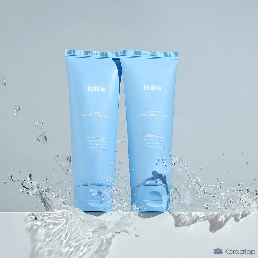 Очищающая пенка для лица Rokkiss Sea Water Pore Foam Cleansing, 120 мл, 1 шт.