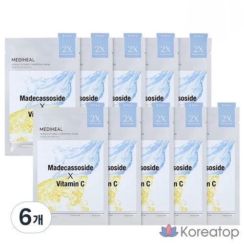 Тканевая маска для лица MEDIHEAL Derma Synergy Wrapping Mask Toning, 60 шт.