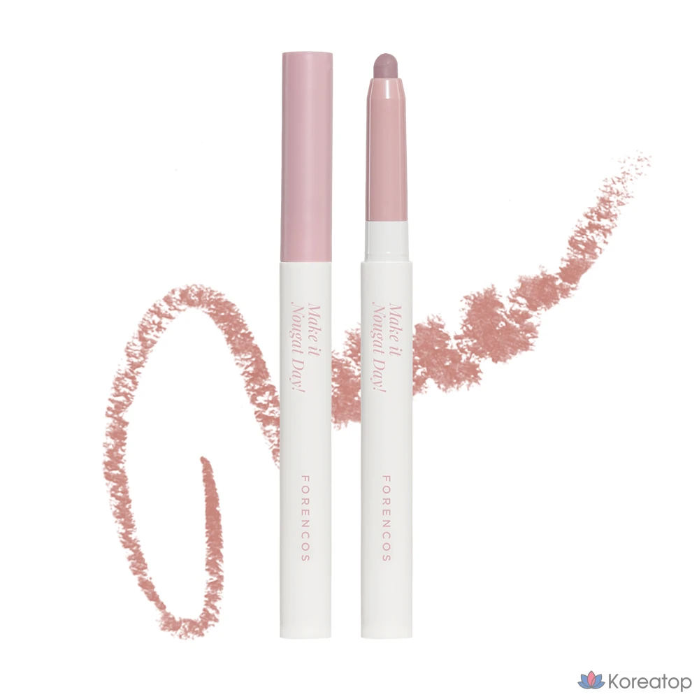 Карандаш для губ Forencos Nougat Hide &amp; Fit, 0,8 г, оттенок 07 Milk Tea Nougat, 1 шт.