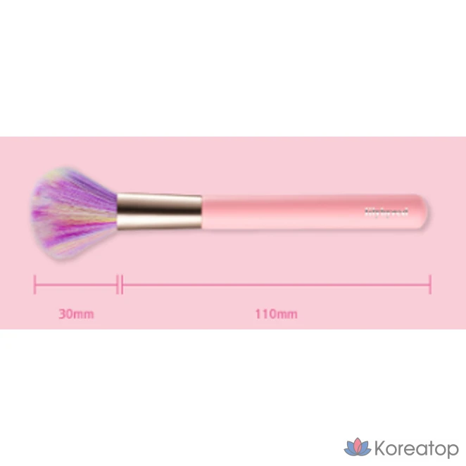 Кисть для румян Lilybyred Love Beam, разные оттенки, 1 шт.