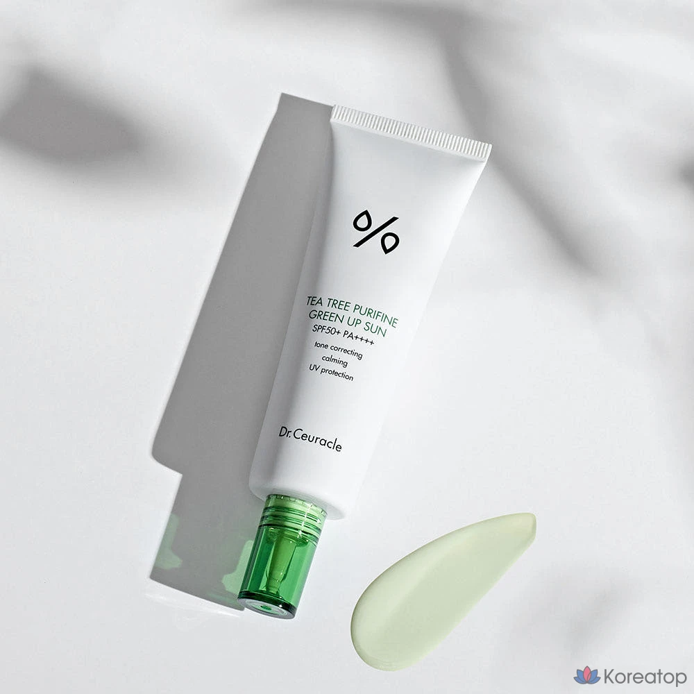 Солнцезащитный крем Dr. Shuracle Tea Tree Purifying Green Up Sun, 50 мл, SPF50+, 1 шт.