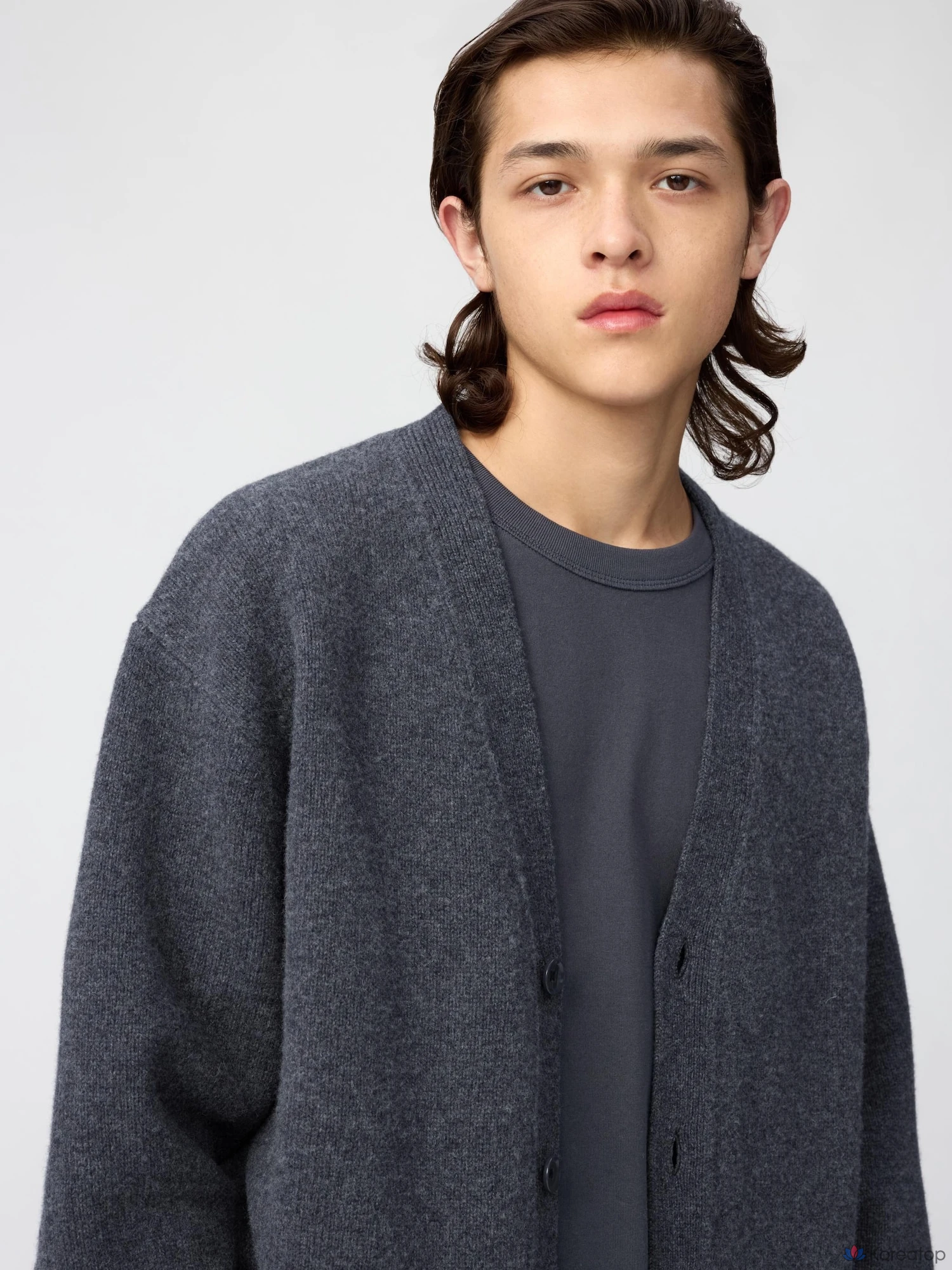 Кардиган Uniqlo Lambswool V-Neck