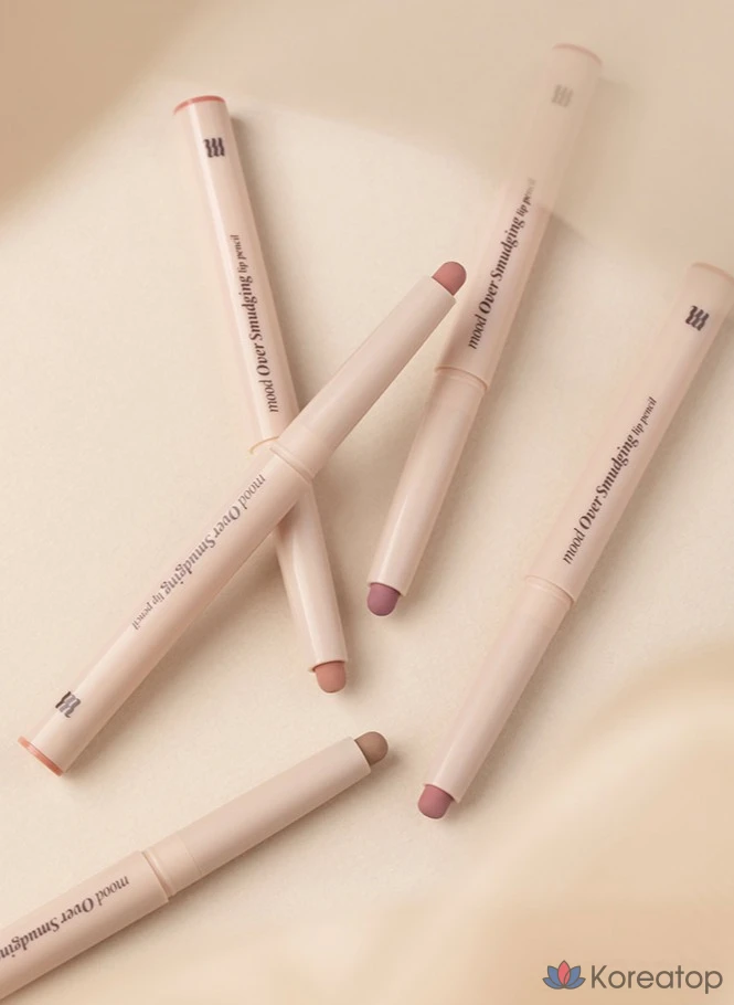 Карандаш для губ MERZY Mood Over Smudging Lip Pencil 0.9g, ML2 Low Pink, 1 шт., фото 3