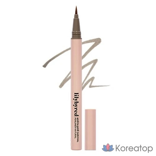 Ручка-лайнер Lilybyred Nine to Nine Survival Pen, натуральный цвет, 1 г, 03 Ashtoff, 1 шт.