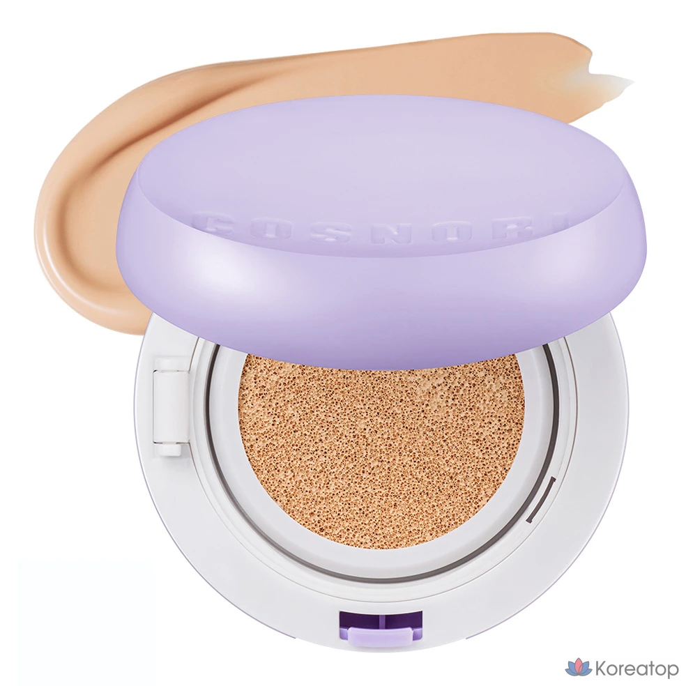 Тональный крем-кушон Cosnori Panthenol Barrier Cushion Foundation 12 г, оттенок 02 Beige, 1 шт.