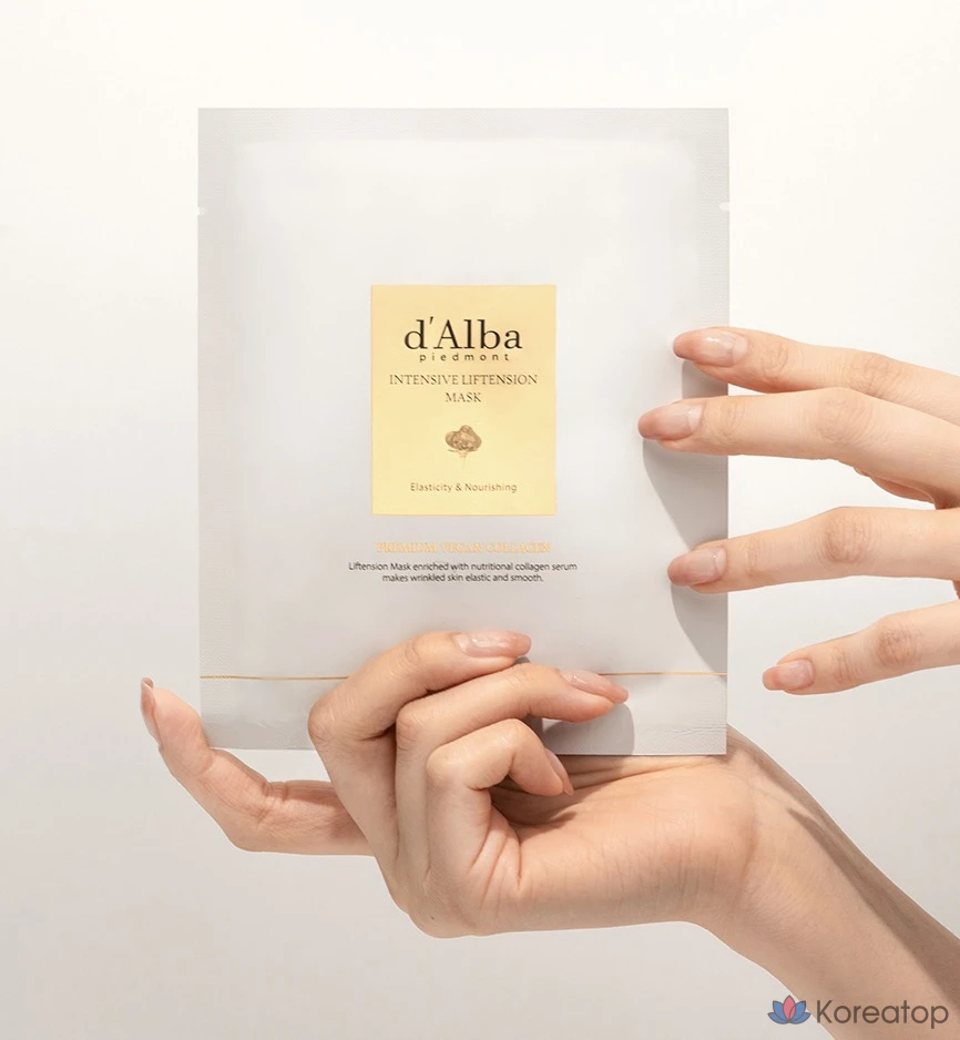 Тканевая маска для лица d'Alba Intensive Lifting Mask, 4 шт., фото 5