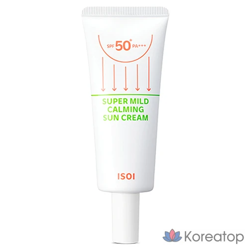 Солнцезащитный крем Isoi Super Mild Calming Sunscreen SPF50+ PA+++, 55 мл, 1 шт.