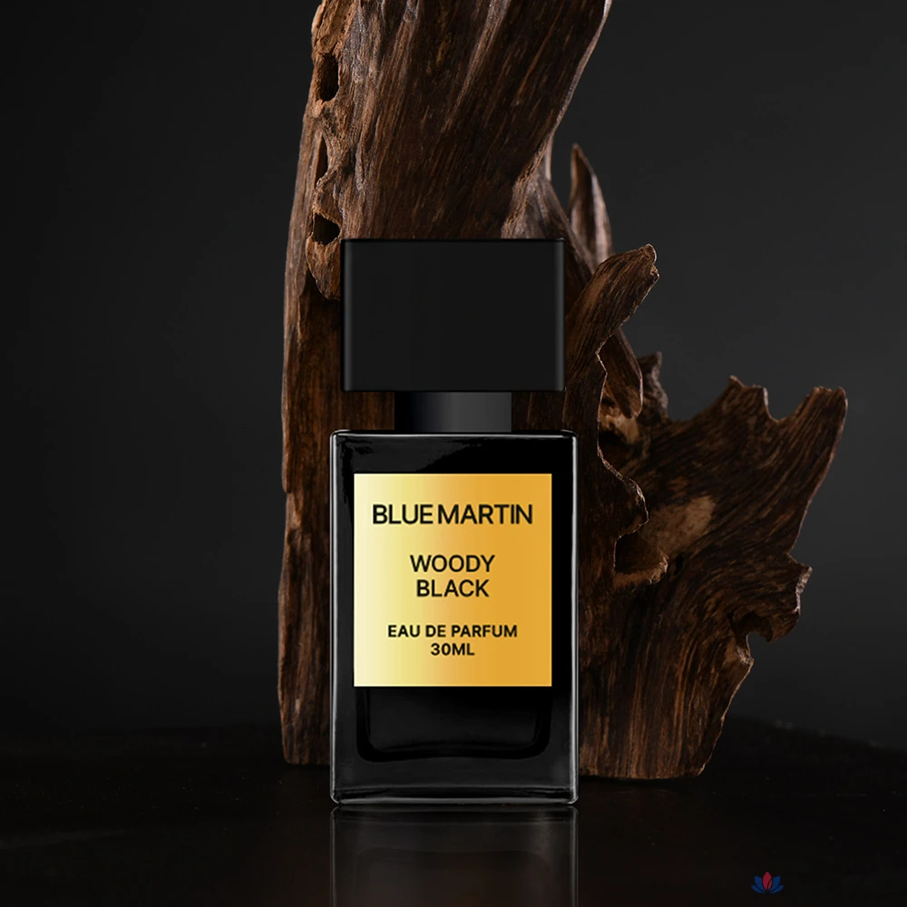 Blu Martin Woody Black — древесно-мускусный мужской аромат, 30 мл, 1 флакон.