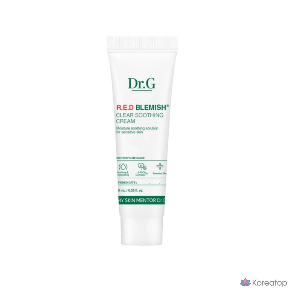 Успокаивающий крем Dr.G Red Blemish Clear Soothing Cream 50x2 + 10x2, фото 3