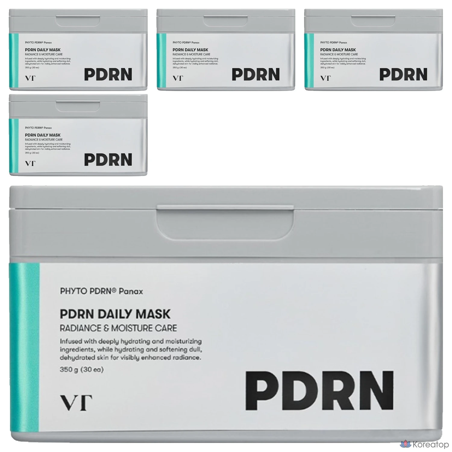 Маска для лица VT Cosmetic PDRN, 30 листов, 5 упаковок