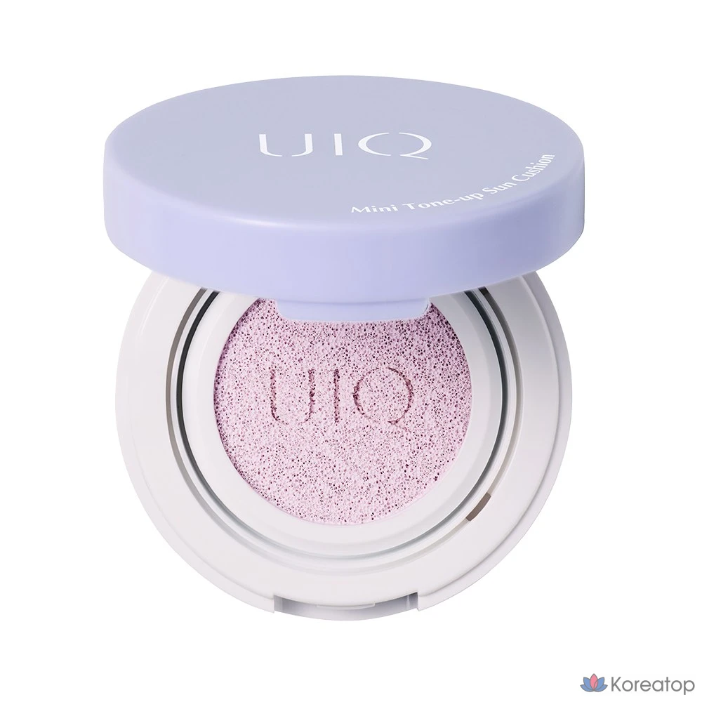 Тональный крем-кушон UIQ Biome Remedy Mini Tone-Up Sun Cushion, фиолетовый, 1 шт.