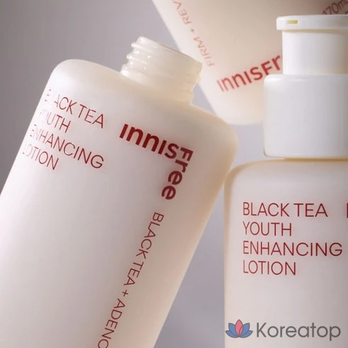 Лосьон для повышения эластичности кожи Innisfree New Black Tea Youth