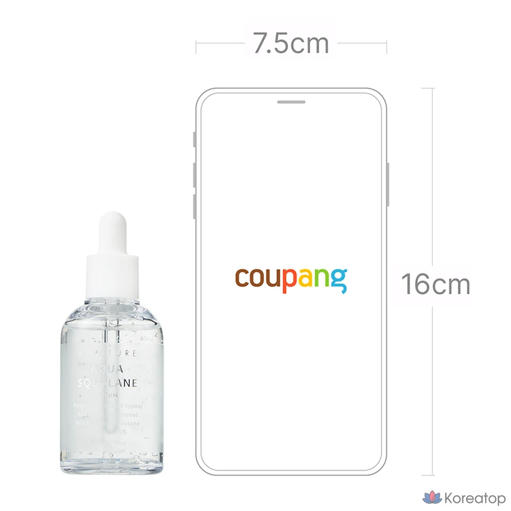 Сыворотка S.NATURE Aqua Squalane Serum, 70 мл, 1 шт., фото 6