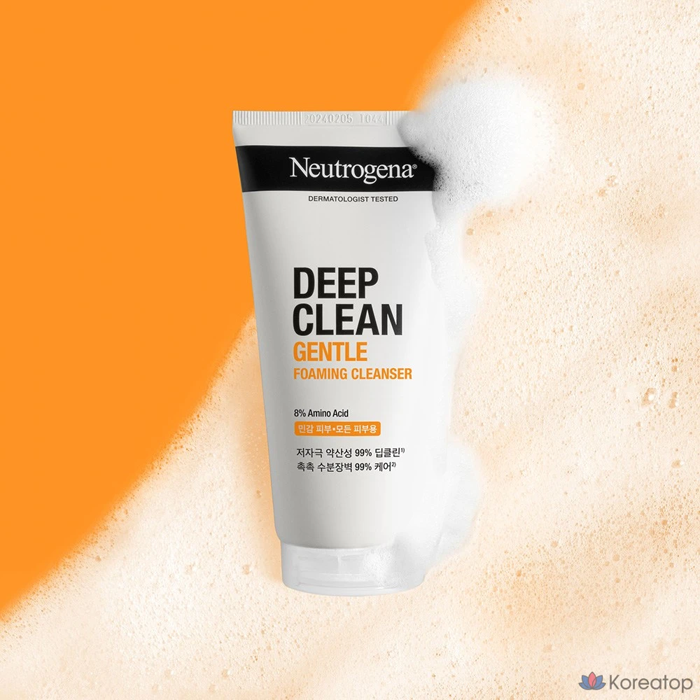 Пенящееся очищающее средство Neutrogena Deep Clean Gentle, 150 г, 1 шт., фото 6