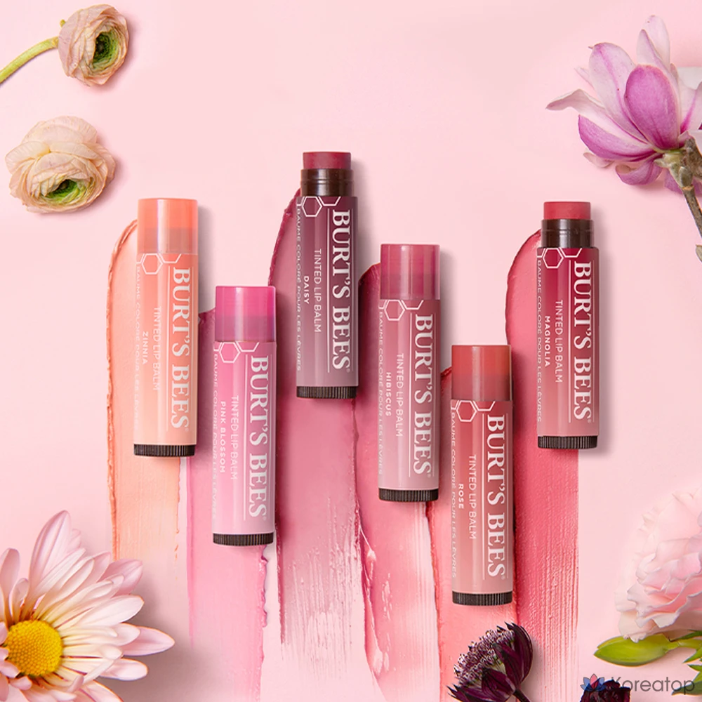 Бальзам для губ Burt's Bees Tinted Lip Balm, оттенок Magnolia, 4.25 г, 1 шт., фото 6