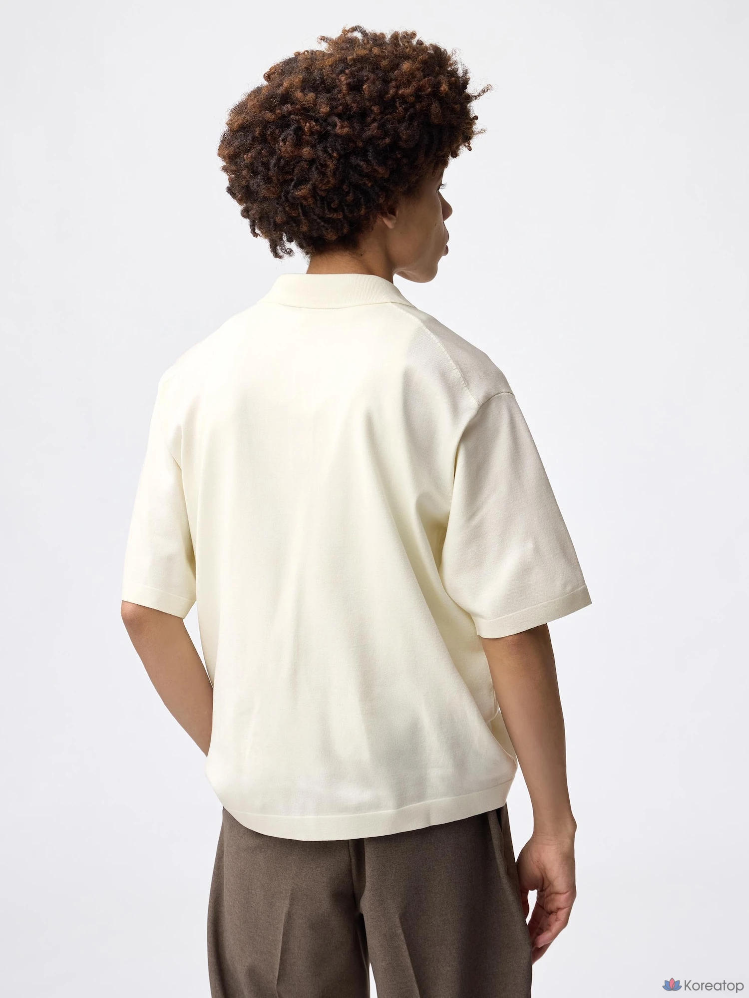 Рубашка поло Uniqlo Washable Knit Polo Shirt (Short Sleeve)