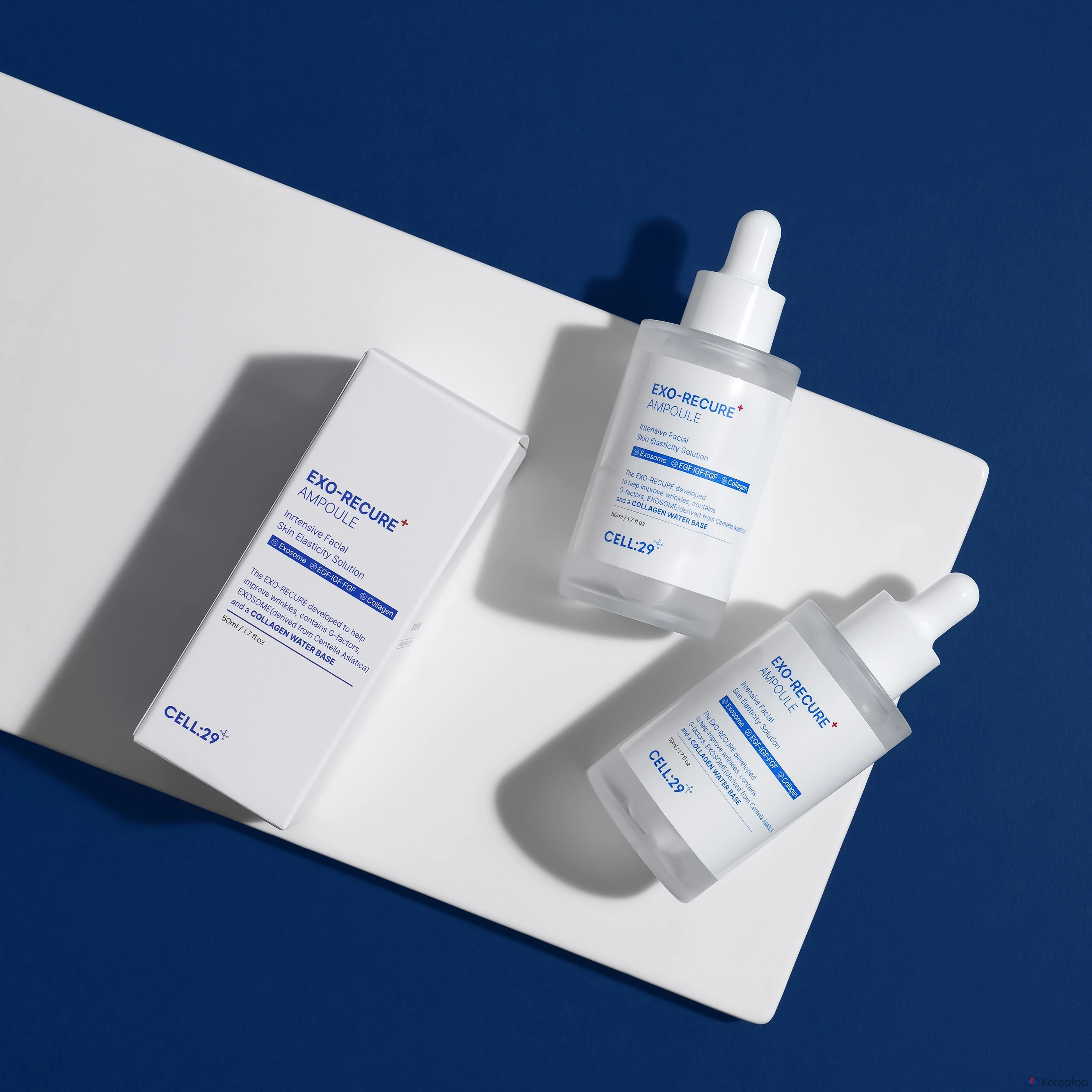 Ампульная сыворотка Cell29 Exosome Ampoule EGF Adenosine Hyaluronic Acid Pore Peptide ExoRecovery, 50 мл, 1 шт.