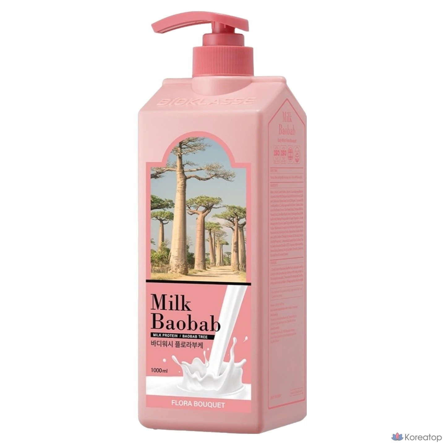 Гель для душа Milk Baobab с ароматом «Цветочный букет», 1 шт., 1 л.